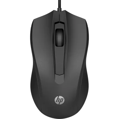 Миша HP 100, USB-A, чорний (6VY96AA)