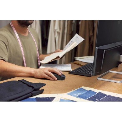 Миша HP 690 Rechargeable, BT, чорний (7M1D4AA)