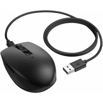 Миша HP 710 Rechargeable Silent, USB-A/WL/BT, чорний (6E6F2AA)