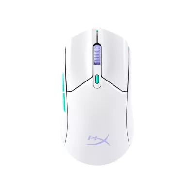 Миша HyperX Pulsefire Haste 2 Core, RGB, WL/BT, білий (8R2E7AA)