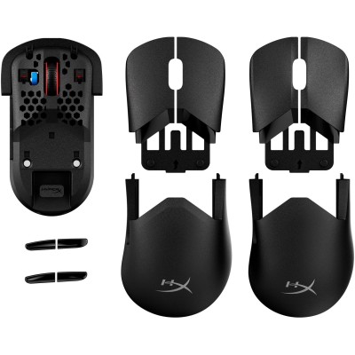 Миша HyperX Pulsefire SAGA PRO, RGB, USB-A/WL/BT, чорний (A2PB2AA)