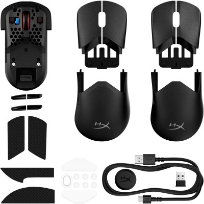 Миша HyperX Pulsefire SAGA PRO, RGB, USB-A/WL/BT, чорний (A2PB2AA)