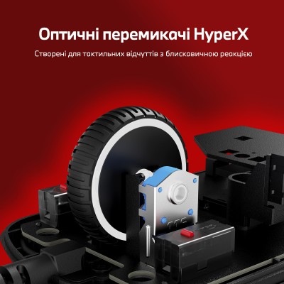 Миша HyperX Pulsefire SAGA, RGB, USB-A, чорний (A2PB3AA)