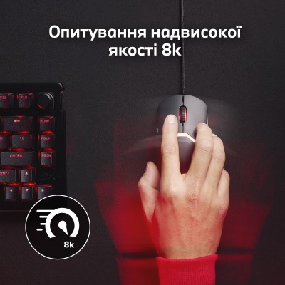 Миша HyperX Pulsefire SAGA, RGB, USB-A, чорний (A2PB3AA)