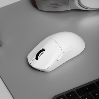 Миша Lemokey G1 USB-A/USB-C/WL/BT, 8K, білий (G1-A2)
