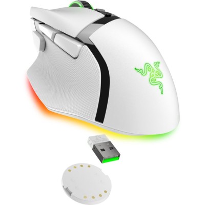 Миша Razer Basilisk V3 Pro 35K, RGB, USB-A/WL/BT, білий (RZ01-05240200-R3G1)
