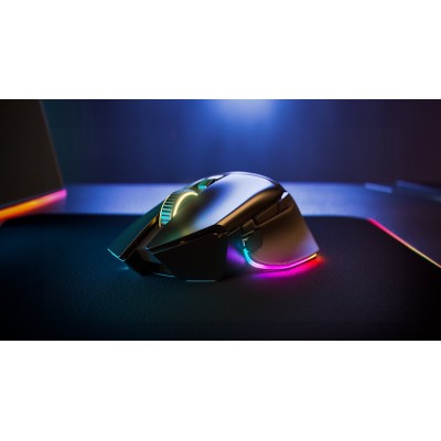 Миша Razer Basilisk V3 Pro 35K, RGB, USB-A/WL/BT, чорний (RZ01-05240100-R3G1)