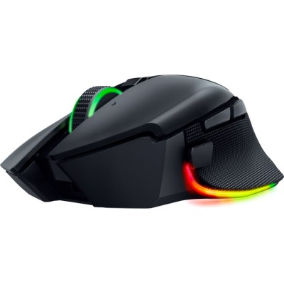 Миша Razer Basilisk V3 Pro 35K, RGB, USB-A/WL/BT, чорний (RZ01-05240100-R3G1)