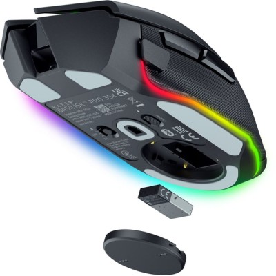 Миша Razer Basilisk V3 Pro 35K, RGB, USB-A/WL/BT, чорний (RZ01-05240100-R3G1)