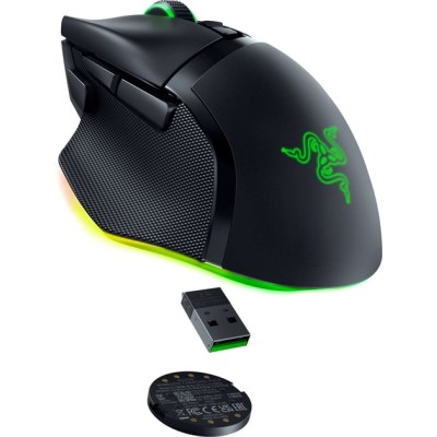 Миша Razer Basilisk V3 Pro 35K, RGB, USB-A/WL/BT, чорний (RZ01-05240100-R3G1)