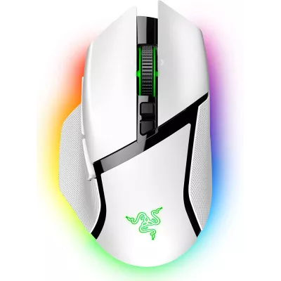Миша Razer Basilisk V3 Pro, RGB, USB-A/WL/BT, білий (RZ01-04620200-R3G1)