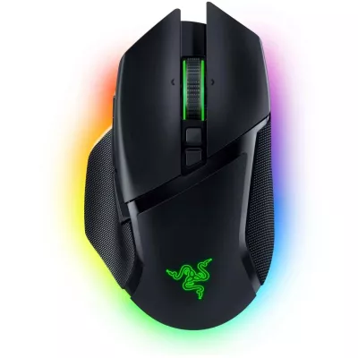 Миша Razer Basilisk V3 Pro, RGB, USB-A/WL/BT, чорний (RZ01-04620100-R3G1)