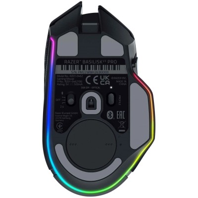 Миша Razer Basilisk V3 Pro, RGB, USB-A/WL/BT, чорний (RZ01-04620100-R3G1)