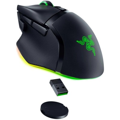 Миша Razer Basilisk V3 Pro, RGB, USB-A/WL/BT, чорний (RZ01-04620100-R3G1)