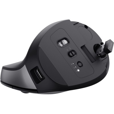 Миша Trust Bayo + Ergonomic, BT/WL/USB-A, чорний (25146_TRUST)