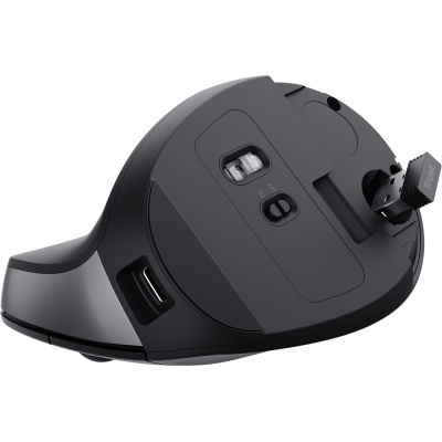 Миша Trust Bayo 2 Ergonomic, WL/USB-A, чорний (25145_TRUST)
