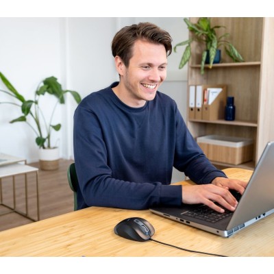 Миша Trust Fyda ComFortable ECO, USB-A, чорно-сірий (24728_TRUST)