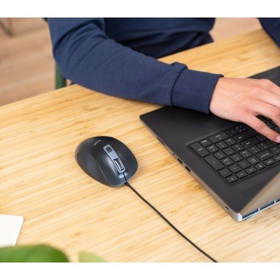 Миша Trust Fyda ComFortable ECO, USB-A, чорно-сірий (24728_TRUST)