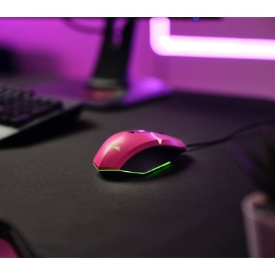 Миша Trust GXT 109 Felox, RGB, USB-A, рожевий (25068_TRUST)