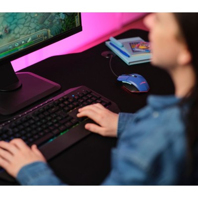 Миша Trust GXT 109 Felox, RGB, USB-A, синій (25067_TRUST)