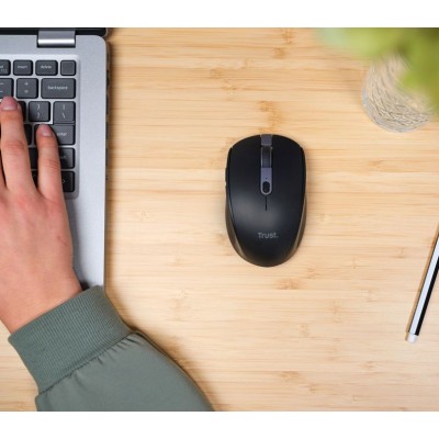 Миша Trust OZZA compact, BT/WL/USB-A, чорний (24819_TRUST)