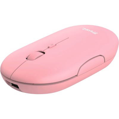 Миша Trust Puck Rechargeable, Ultra-Thin, BT/WL, Silent, рожевий (24125_TRUST)