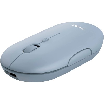 Миша Trust Puck Rechargeable, Ultra-Thin, BT/WL, Silent, синій (24126_TRUST)