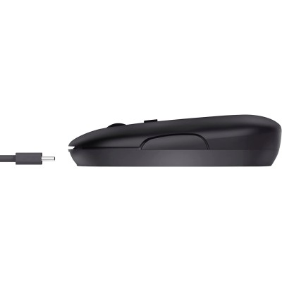 Миша Trust Puck Rechargeable, Ultra-Thin, BT/WL, Silent, чорний (24059_TRUST)