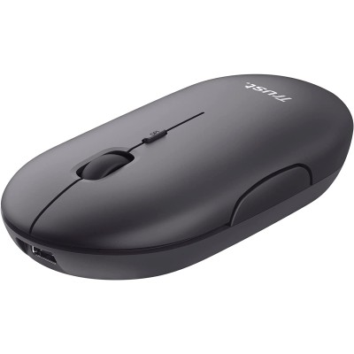Миша Trust Puck Rechargeable, Ultra-Thin, BT/WL, Silent, чорний (24059_TRUST)