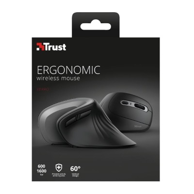 Миша Trust Verro Ergonomic, WL, чорний (23507_TRUST)