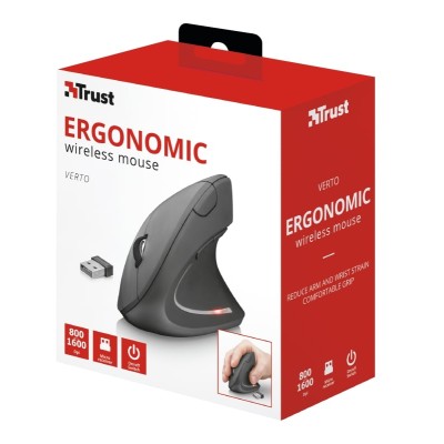 Миша Trust Verto Ergonomic, WL, чорний (22879_TRUST)