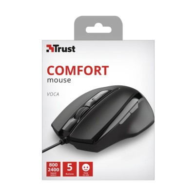 Миша Trust Voca, USB-A, чорний (23650_TRUST)