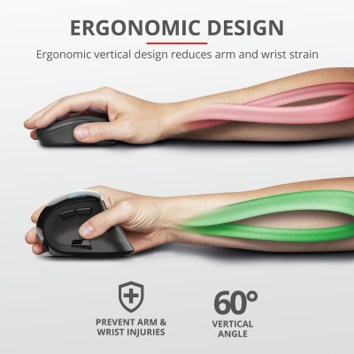 Миша Trust Voxx Rechargeable Ergonomic, WL, чорний (23731_TRUST)