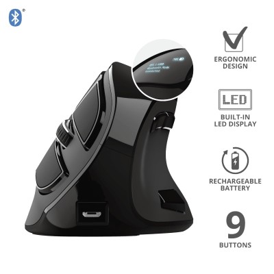Миша Trust Voxx Rechargeable Ergonomic, WL, чорний (23731_TRUST)