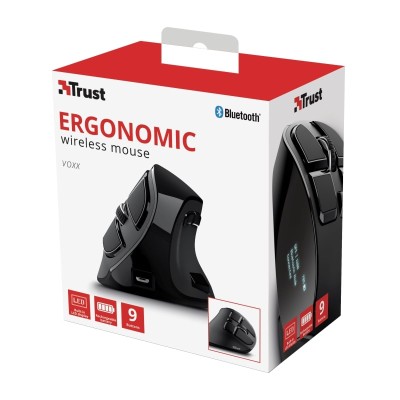 Миша Trust Voxx Rechargeable Ergonomic, WL, чорний (23731_TRUST)