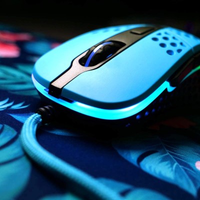 Миша Xtrfy M4, USB-A, RGB, Miami Blue (XG-M4-RGB-BLUE)