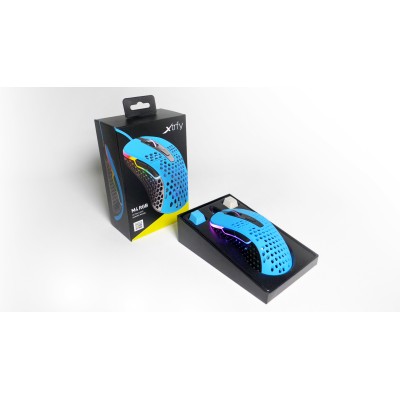 Миша Xtrfy M4, USB-A, RGB, Miami Blue (XG-M4-RGB-BLUE)