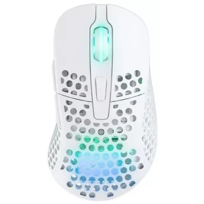 Миша Xtrfy M4, WL/USB-A, RGB, білий (M4W-RGB-WHITE)