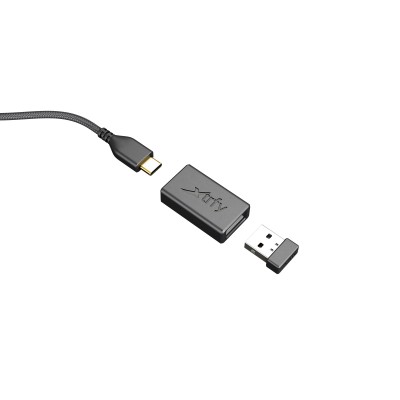 Миша Xtrfy M4, WL/USB-A, RGB, чорний (M4W-RGB-BLACK)