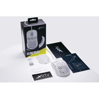 Миша Xtrfy M42, USB-A, RGB, білий (XG-M42-RGB-WHITE)