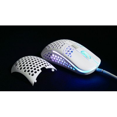 Миша Xtrfy M42, USB-A, RGB, білий (XG-M42-RGB-WHITE)