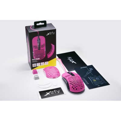 Миша Xtrfy M42, USB-A, RGB, рожевий (XG-M42-RGB-PINK)