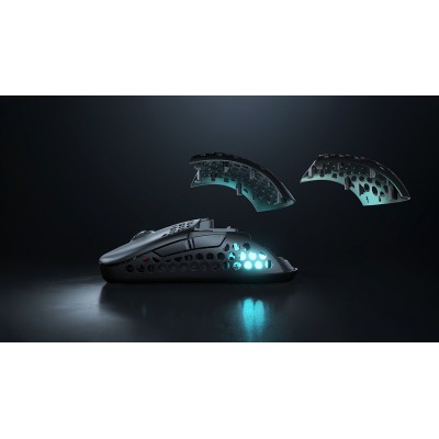 Миша Xtrfy M42, WL/USB-A, RGB, чорний (M42W-RGB-BLACK)