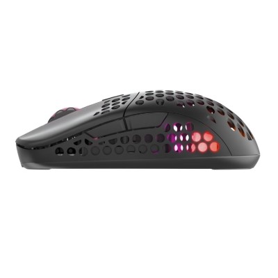 Миша Xtrfy M42, WL/USB-A, RGB, чорний (M42W-RGB-BLACK)