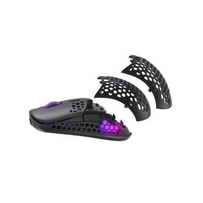 Миша Xtrfy M42, WL/USB-A, RGB, чорний (M42W-RGB-BLACK)