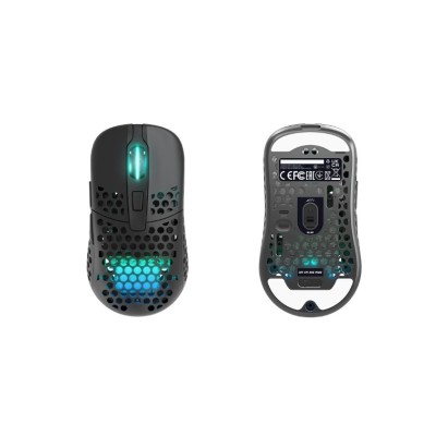 Миша Xtrfy M42, WL/USB-A, RGB, чорний (M42W-RGB-BLACK)