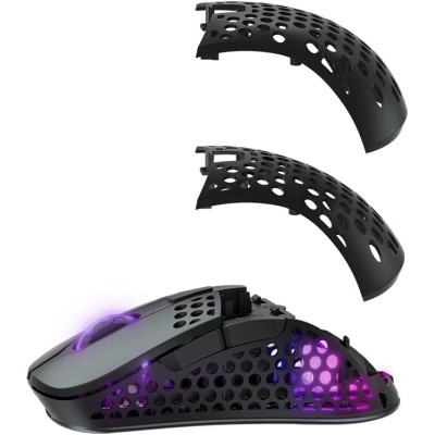 Миша Xtrfy M42, WL/USB-A, RGB, чорний (M42W-RGB-BLACK)