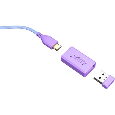 Миша Xtrfy M8, WL/USB-A, RGB, Frosty Purple (M8W-RGB-PURPLE)