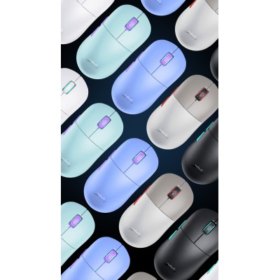 Миша Xtrfy M8, WL/USB-A, RGB, Frosty Purple (M8W-RGB-PURPLE)