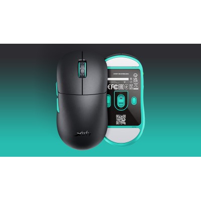 Миша Xtrfy M8, WL/USB-A, RGB, чорний (M8W-RGB-BLACK)